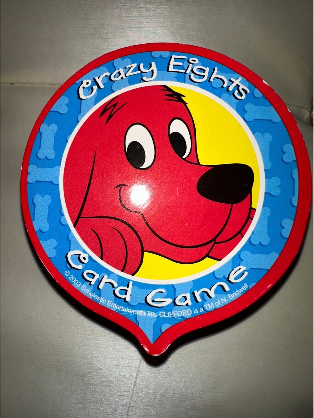 2003 Clifford the Big Red Dog Crazy Eights Card Game NWT